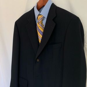Samuelsohn 3-button navy blazer